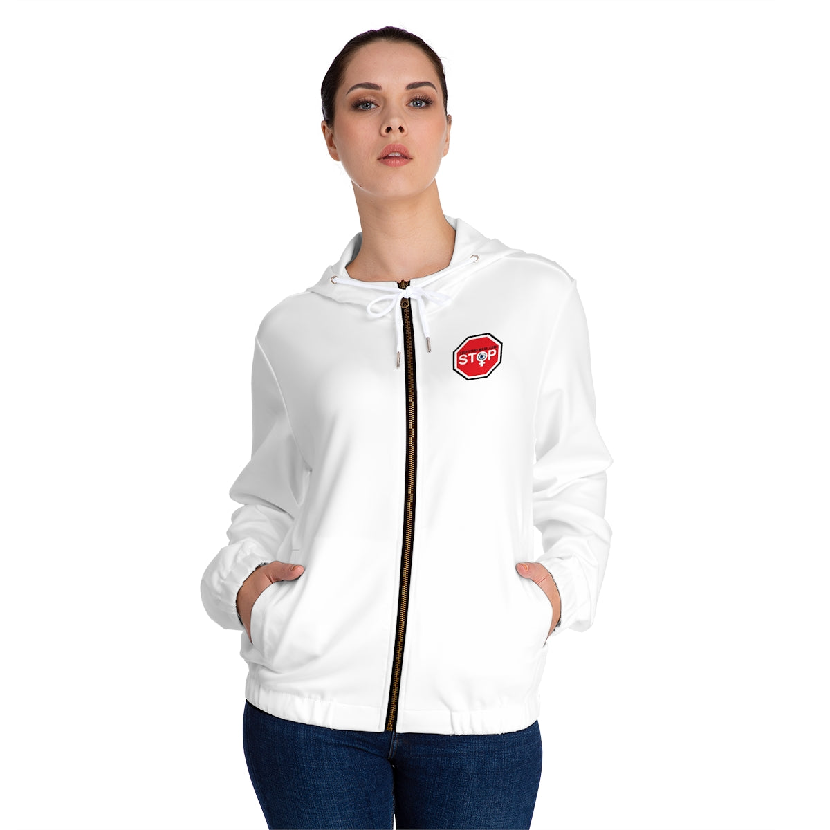 Women’s Full-Zip Hoodie (AOP)